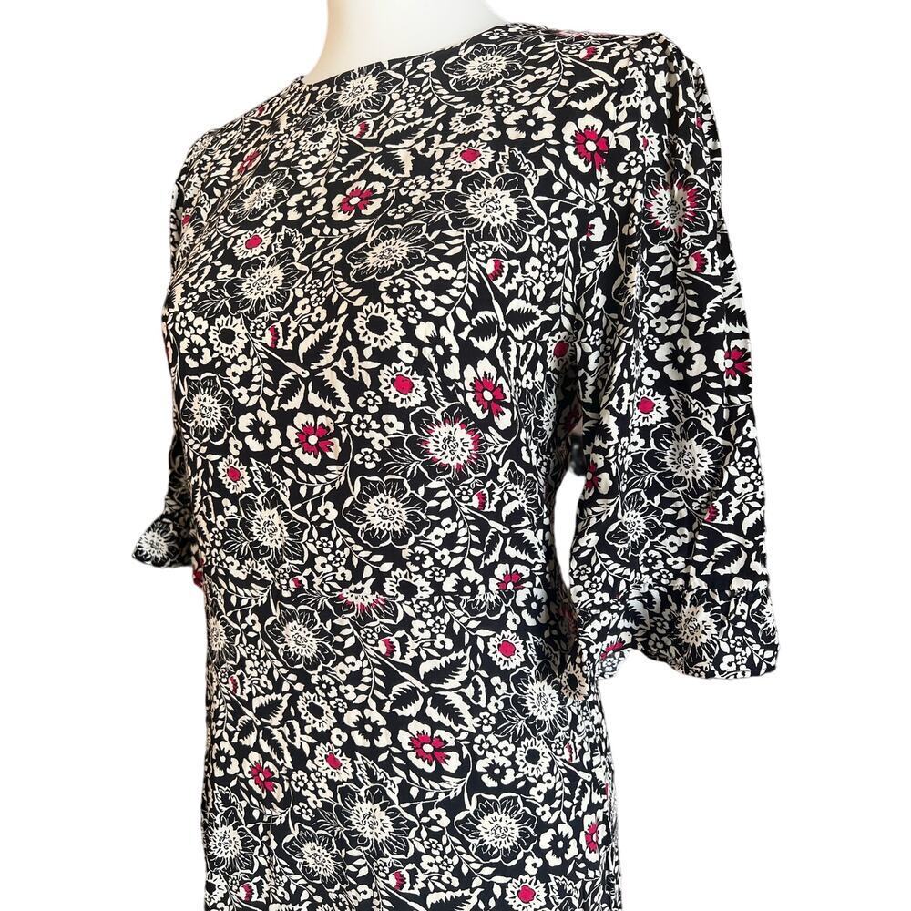 Loft Floral Print 3/4 Sleeve Dress - Size 4 - NWT